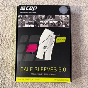 CEP pink Calf Sleeves 2.0
Also black ZENSAH calf sleeves